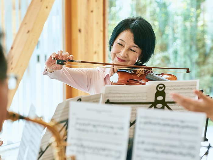 オーケストラでの演奏も